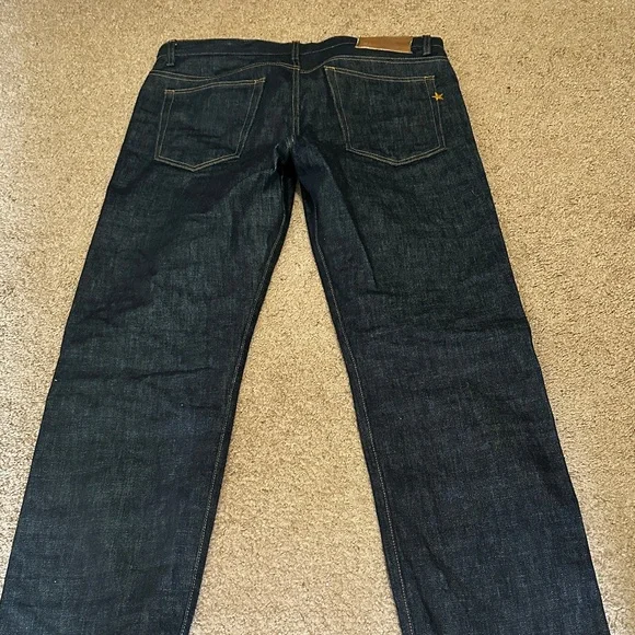Bravestar Selvage Jeans – True Straight Cut, Raw Selvage , MiUSA, Tag Size 35